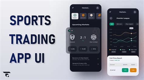 Sports Trading App UI Speed Code FLUTTER Simple Clean UI