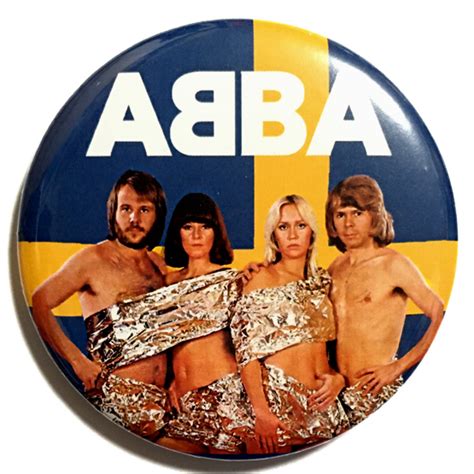 Yahoo オークション デカ缶バッジ 58mm ABBA アバ