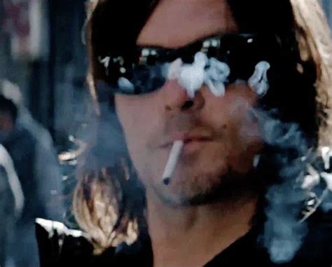 Norman Reedus Smoking Norman Reedus Norman Square Sunglasses Men