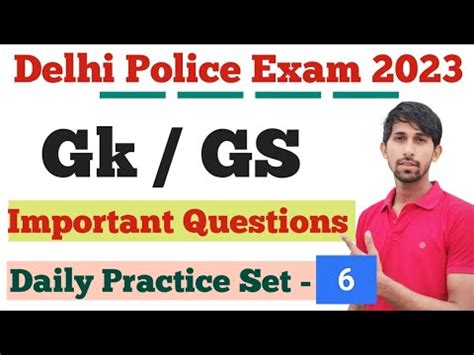 Delhi Police Gk GS Previous Year Question Delhi Police GS Question