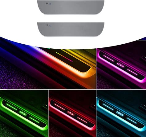 Free Customization Bingcar Led Door Sill Pro Car Door Sill Plate LED