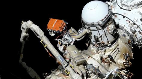 Cosmonauts Finish Spacewalk Following Hardware Installs And Inspections