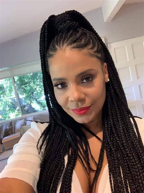 Sanaa Lathan Fan Blog Braided Hairstyles Hair Styles Braids For