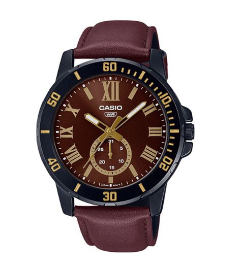 Buy Casio Enticer MTP VD200BL 5BUDF Analog Leather Belt Mens Watch At