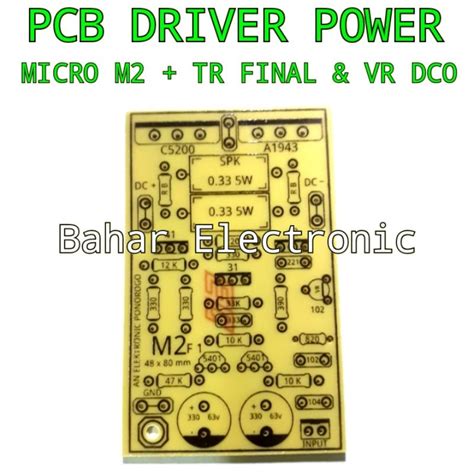 Jual PCB Driver Power Micro M2 TR Final VR DCO Shopee Indonesia