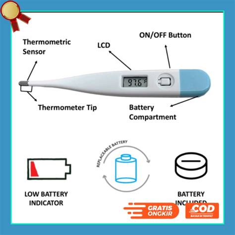 Jual Thermometer Digital Pengukur Suhu Tubuh Anak Termometer Suhu