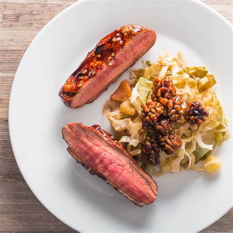 Balsamic And Honey Glazed Duck Breast Krumpli