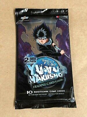 Sealed Yu Yu Hakusho Tcg Ghost Files Booster Pack Ccg Rares Per