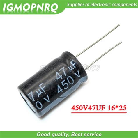 5pcs 450v47uf 16 25mm 47uf 450v 16 25 Aluminum Electrolytic Capacitor Capacitors Aliexpress