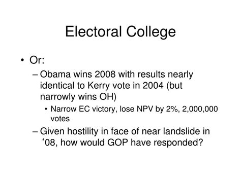 Ppt Electoral College Powerpoint Presentation Free Download Id2562406