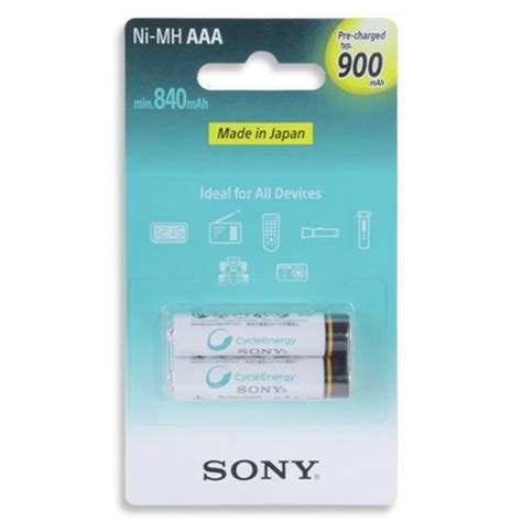 Pilha Recarreg Vel Aaa Sony B Gn V Unidades Em Promo O Na Americanas