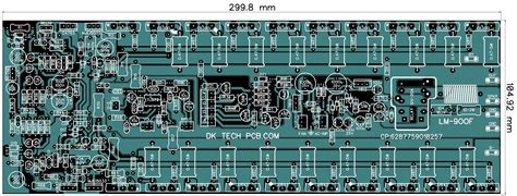 11 Skema Pcb Power Amplifier Built Up Motif Minimalis