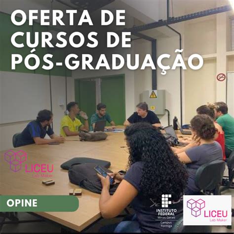 IFMG campus Formiga faz levantamento para oferta de cursos de pós