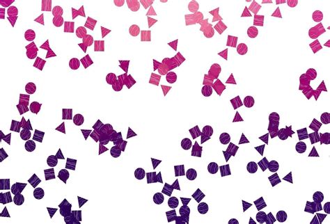 Light Purple Vector Backdrop With Lines Circles Rhombus 6397256