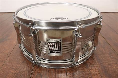 Ludwig Rocker 65x14 Chrome Steel Shell Snare Drum Reverb Australia