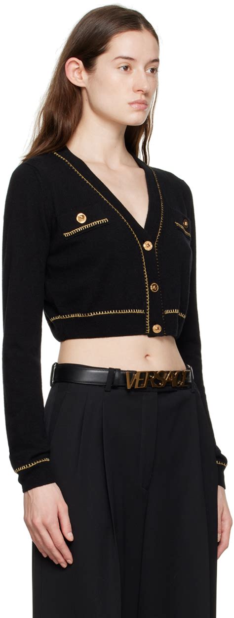 Versace Black Medusa Cardigan Versace