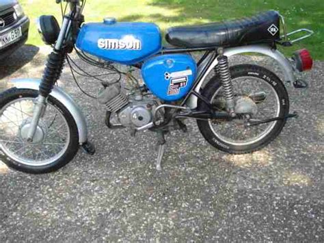 Simson S Baujahr In Blau G Nge Bestes Angebot Von Simson