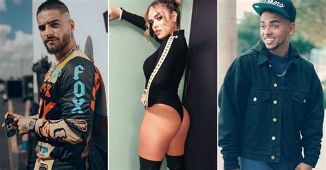 Descubre El Nombre Real De Maluma Karol G Becky G Ozuna Anuel Aa Y