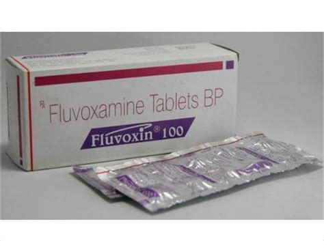 Fluvoxamine 100 Mg Fluvoxin 100 Tablet 10x10 Treatment Anti