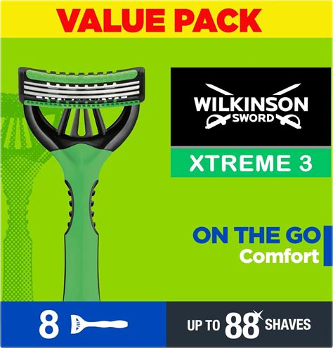 Wilkinson Sword Rasoir Xtreme 3 Eco Green 8 Unités Amazon fr