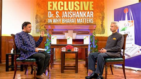 Indian Diplomacy Dr S Jaishankar On Why Bharat Matters Youtube