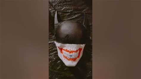 Batman Who Laughs Mask 💀🎨 Posca Painting Masks Skulls Art Halloween Youtube