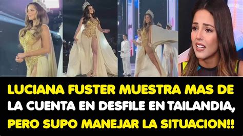 Luciana Fuster Muestra Mas De La Cuenta En Desfile En Tailandia Pero