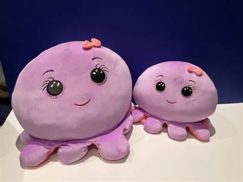 Ty Octavia Purple Octopus Squish A Boos Squishy Mummy 12” And Baby 8