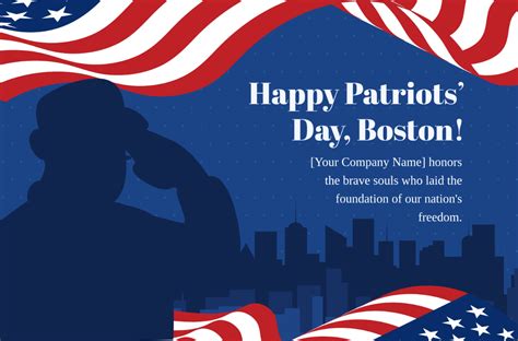 Free Patriots Day Boston Template - Edit Online & Download | Template.net