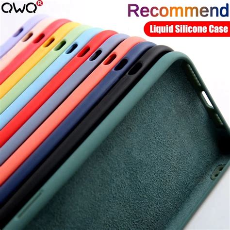 Funda de teléfono de silicona líquida Original para Huawei P30 P20 P40