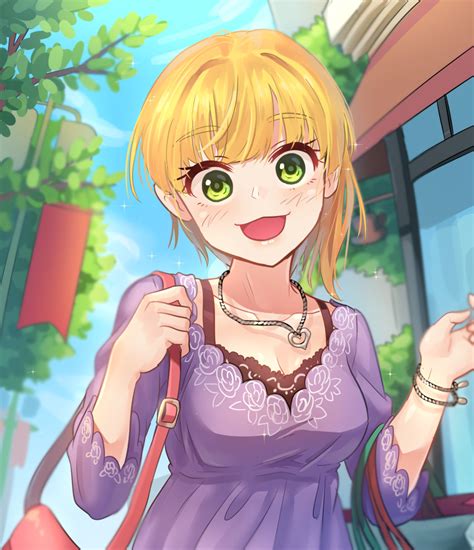 Safebooru 1girl 3 Absurdres Bag Bangs Blonde Hair Blue Sky Bracelet