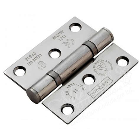 3 Ball Bearing Butt Hinges Pair Stainless Steel Butt Hinges