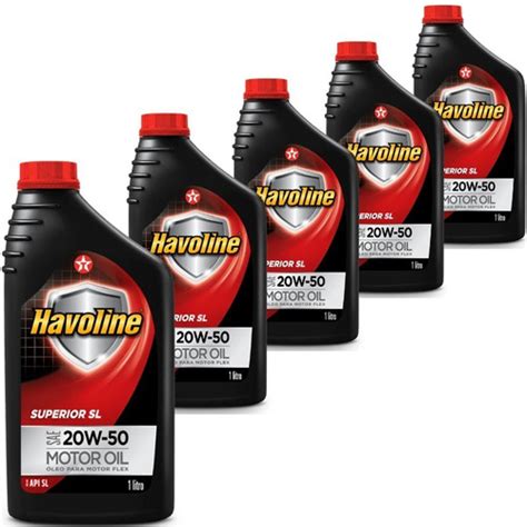 Óleo Texaco Havoline 20w50 Sl Mineral 5 Litros Parcelamento sem juros