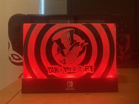 Custom Persona 5 Switch and Dock! (Thought you guys would like to see