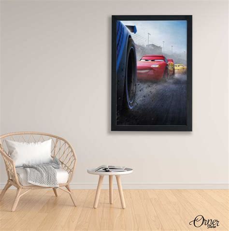 Cars 3 Movie Poster | Cartoon Poster Wall Art - Orner Store