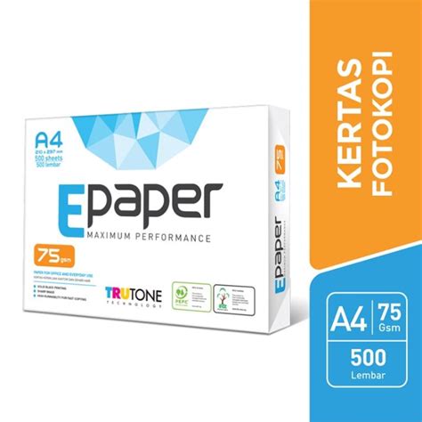 Kertas Hvs A Gsm E Paper Lazada Indonesia