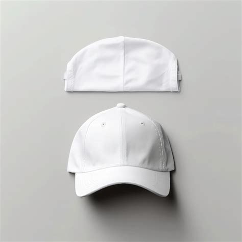 Premium Photo White Cap Mockup