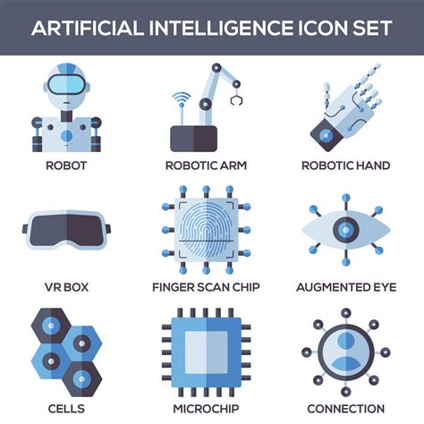 Artificial Intelligence Icon Set 23078860 Vector Art at Vecteezy