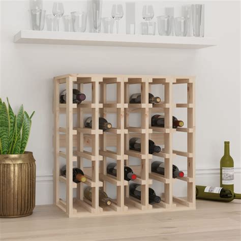 VidaXL Stojak Na Wino 58 5x33x60 5 Cm Lite Drewno Sosnowe Sklep