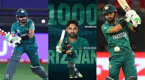 Pak Vs Aus Mohammad Rizwan 1st Player To Aggregate 1000 Runs In T20i