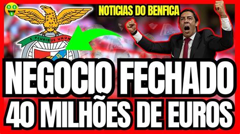 CONFIRMADO EXCELENTE NEGÓCIO NA LUZ BENFICA ENCHE OS COFRES