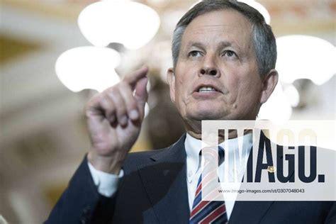 Sen Steve Daines R Mt Speaks During A Press Conference After Weekly