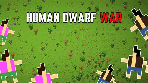 War Between Humans And Dwarves Worldbox Youtube