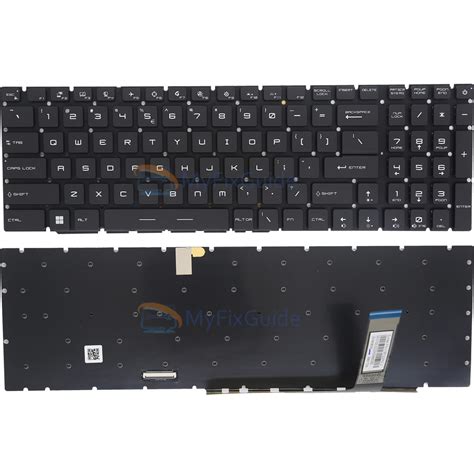 Keyboard For MSI GS76 GP76 10UE 10UG 10UH 11UE 11UG 11UH 12UE 12UEO