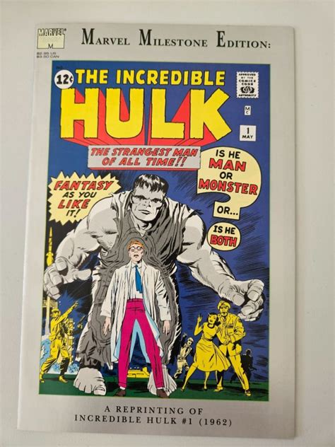 The Incredible Hulk Marvel Milestone Edition Reprint Of Original