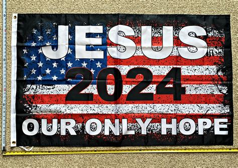 Jesus 2024 Flag FREE SHIPPING Trump Harris LGBT Jesus is Our - Etsy