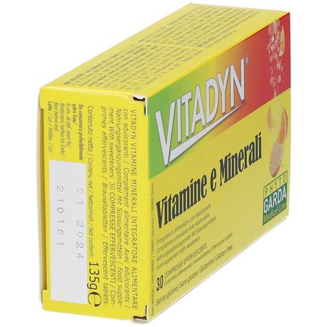 VITADYN Vitamine E Minerali 30 Pz Redcare