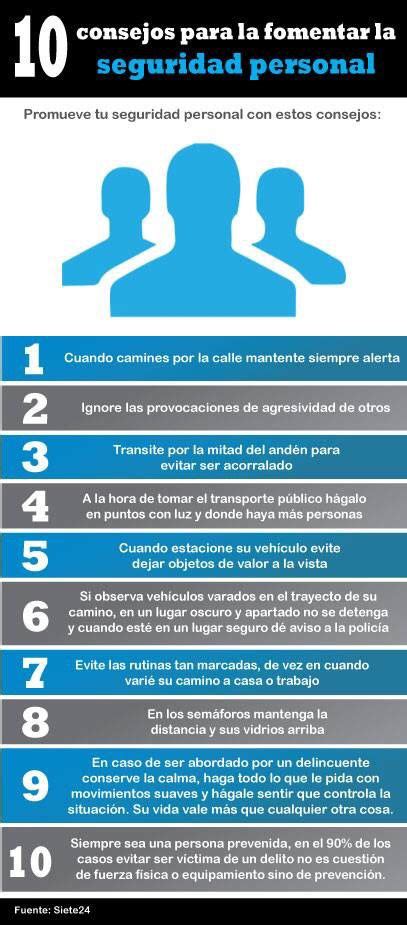 Consejos Para Fomentar L Seguridad Personal Consejos De Seguridad