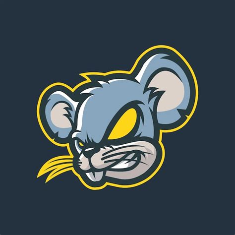 Premium Vector Mouse Mascot Logo Design