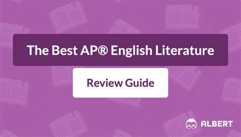 The Best Ap® English Literature Review Guide For 2023 Albert Resources